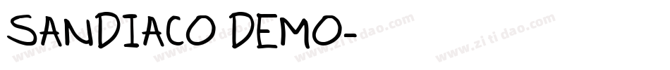 SANDIACO DEMO字体转换